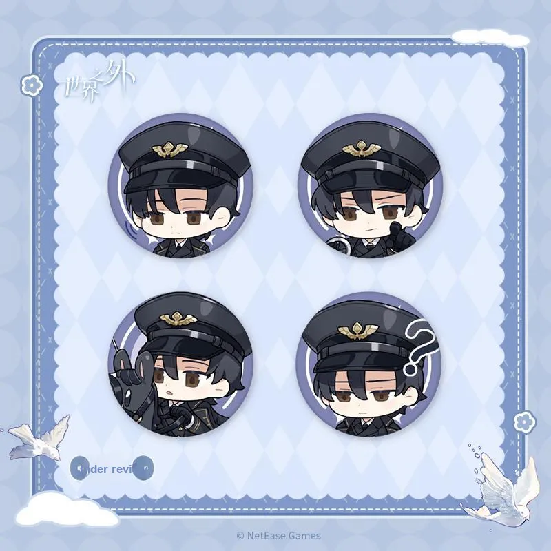SHIJIEZHIWAI Snow Collection, Everlasting Affection Badges-3