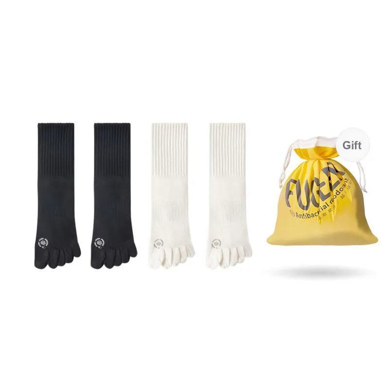 FUGEER Mid Calf Socks Men's 4 Pack-10