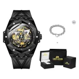 Black Case Black Strap (Bracelet+Box)