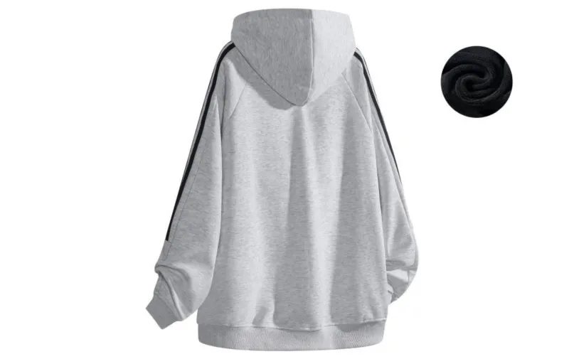 MXDT Sweatshirt Unisex Black Fleece Lined-5