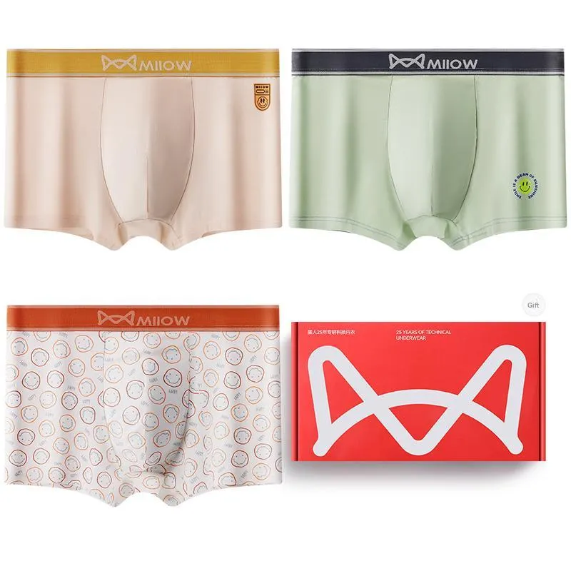 MIIOW Underpants Men's Box 3 Pack-8
