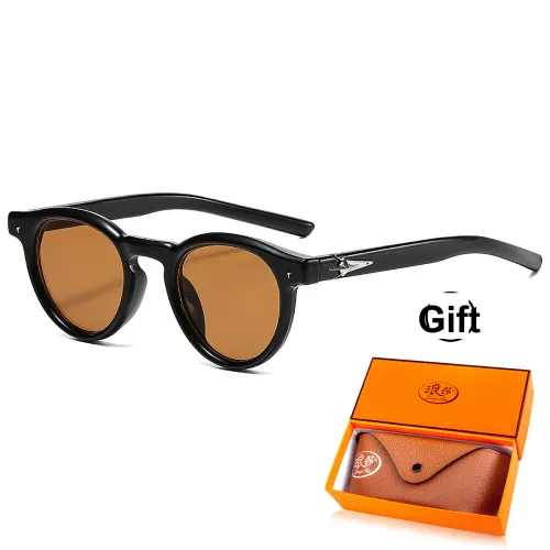 Lanza Round Sunglasses With Polarized Lenses Unisex