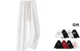 White[Spring Fall Regular Pants](Comes with Sweatshirt)