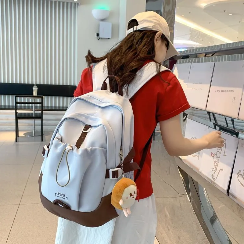 Travel Nylon Backpack Women's Multicolor-11