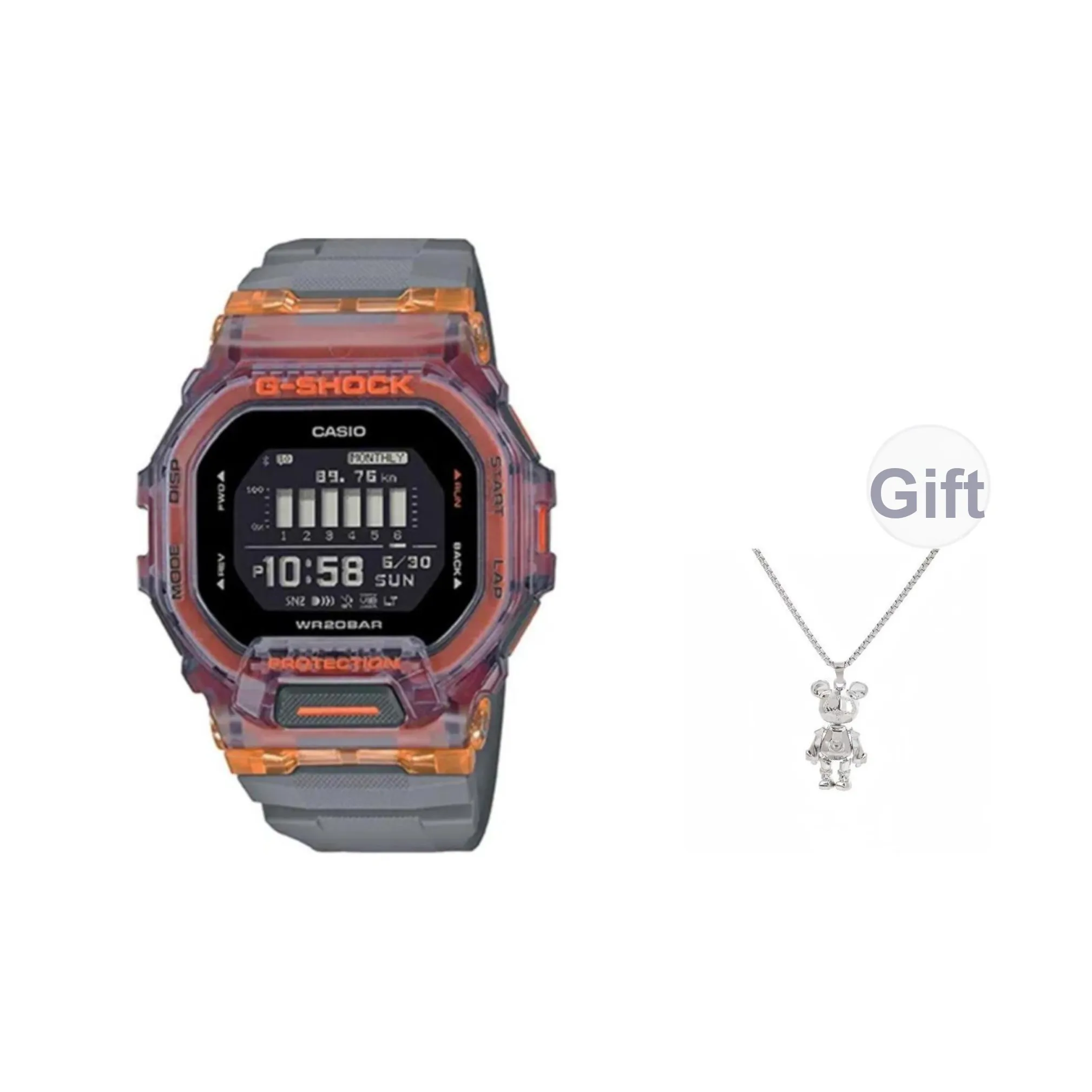 Шок Кварц Механизм Смола Ремешок Часы Унисекс Черный Циферблат