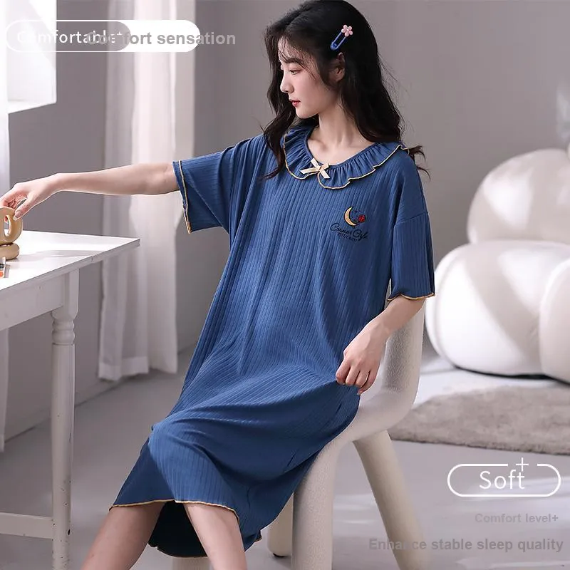 MADALLO Nightgown Women's Dark Blue-2