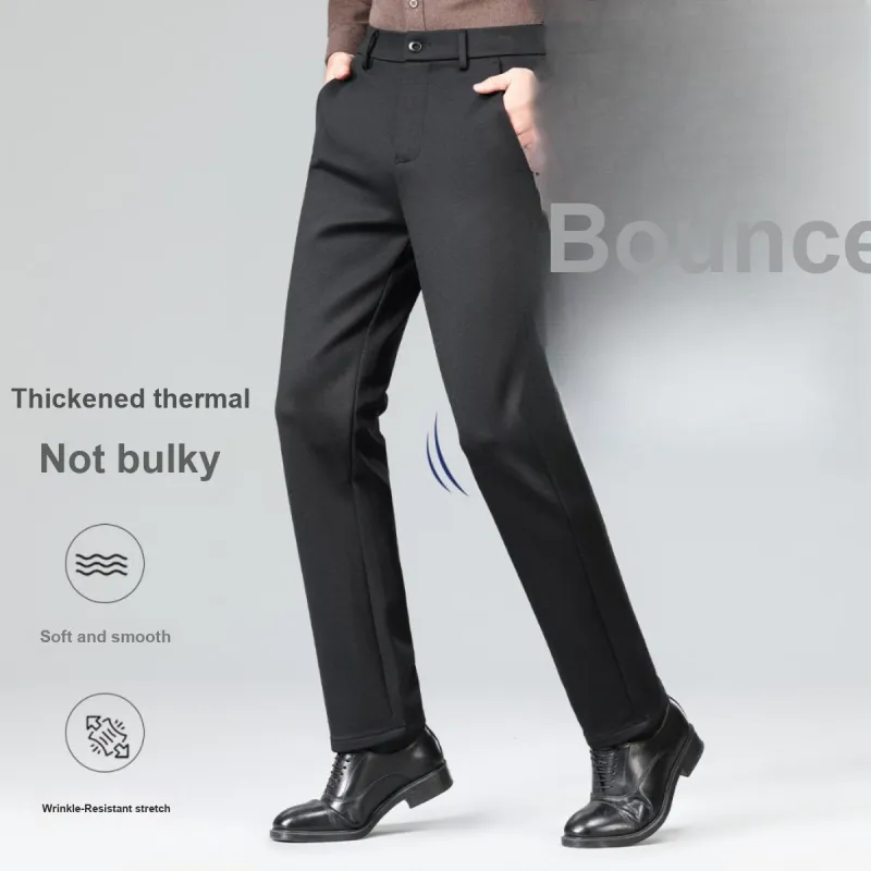 Red bean Suit Trousers Men-5