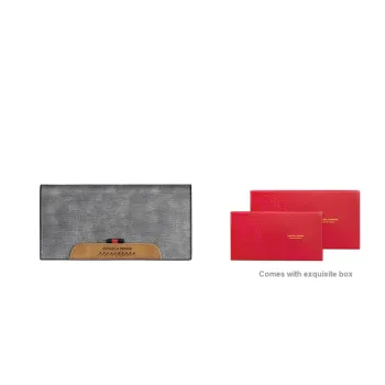 CNOLES Synthetic Leather Wallets Card Holders Men's Dreamy Gray