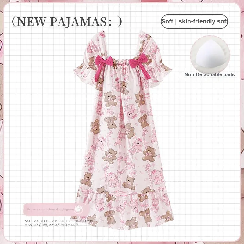 OUSHIBO Women's Nightgowns-3