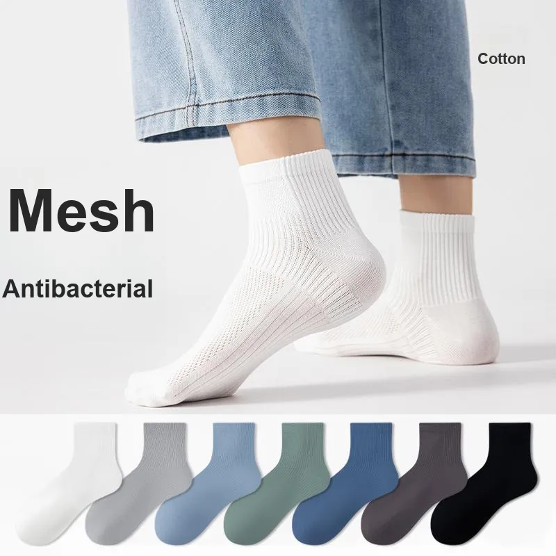 MIIOW Mid Calf Socks Men's 5 Pack-1