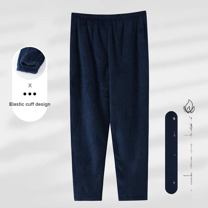MADALLO Pajama Pants Men's Navy Blue-1