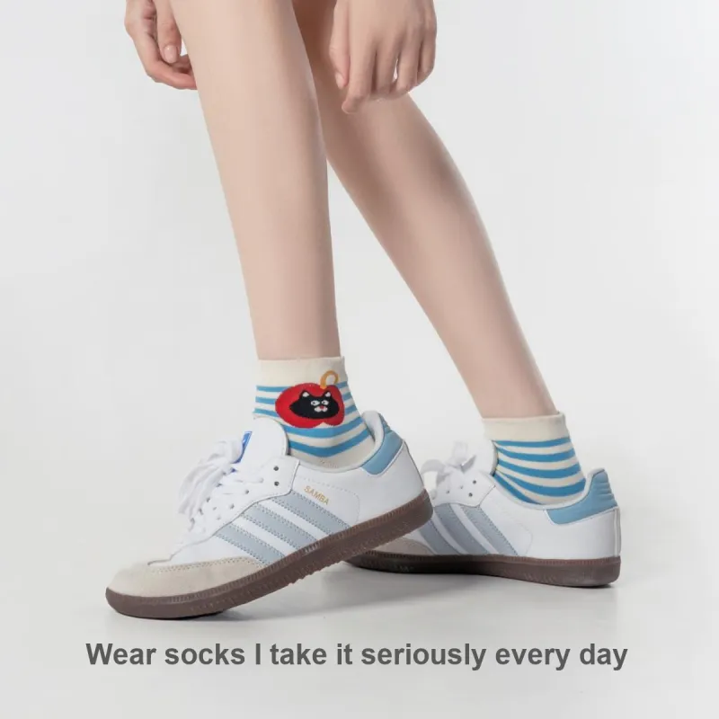 Gentle Welcome Ankle Socks Women's 5 Pack-1