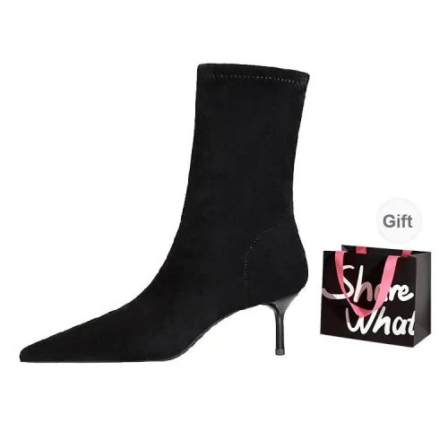 BIGTREE Ankle Boots Women's Black