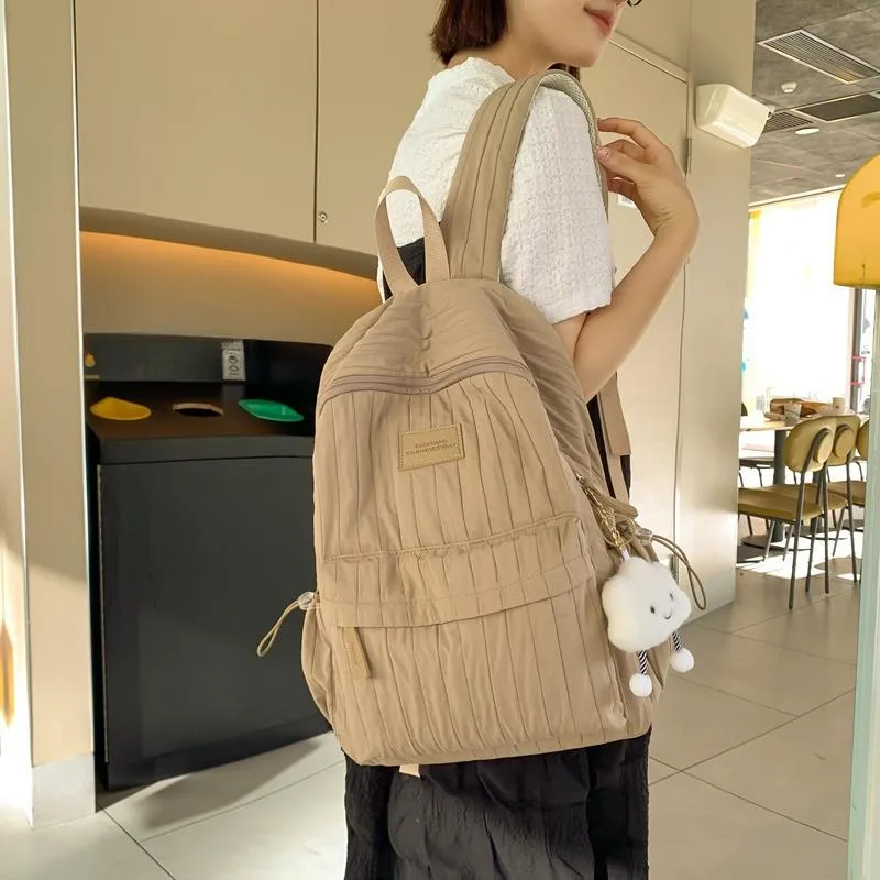 Yalu Nylon Backpack Regular Unisex Multicolor-4