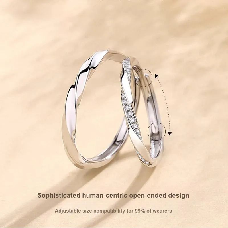 KINGFOCUS S925 Silver Rings Unisex-5
