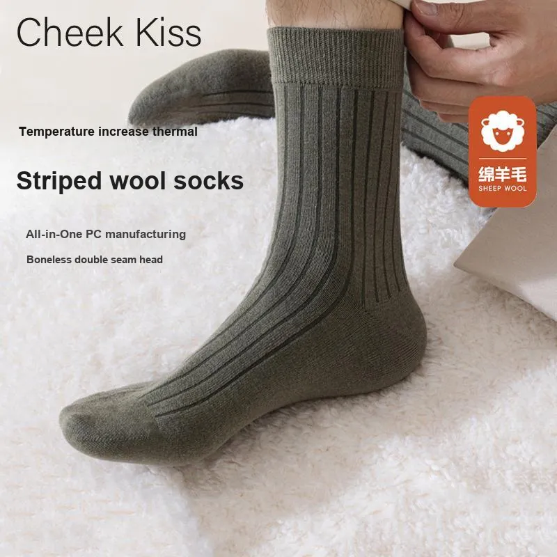 Cheekkiss Mid Calf Socks Men's 4 Pack-5