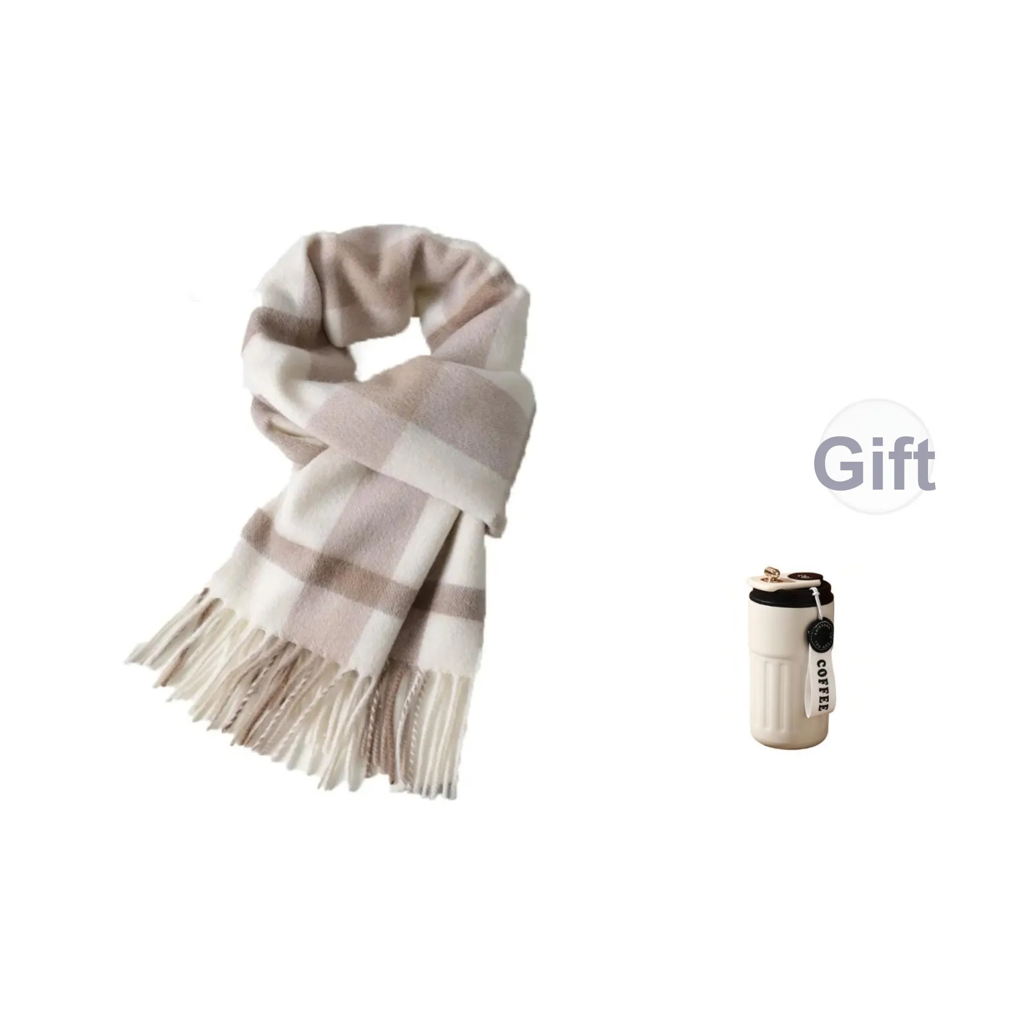 PISHUSHU Австралийская шерсть Вязаные шарфы Унисекс Белый Шоколадный Красный Розовый Обещание