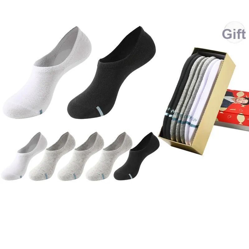 AFISH No Show Socks Men's Gift Box 7 Double Packs