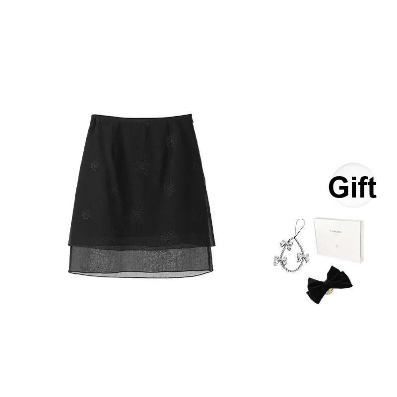 Fstudio Summer Light Tone Petite Fashion Half Length Casual Short Skirts Women's-0