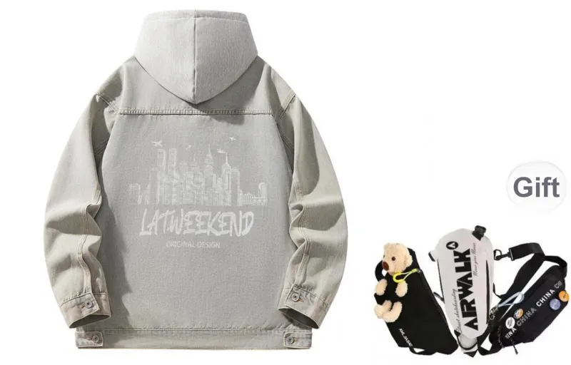 LA'T.WEEKEND Denim Jacket Unisex-65