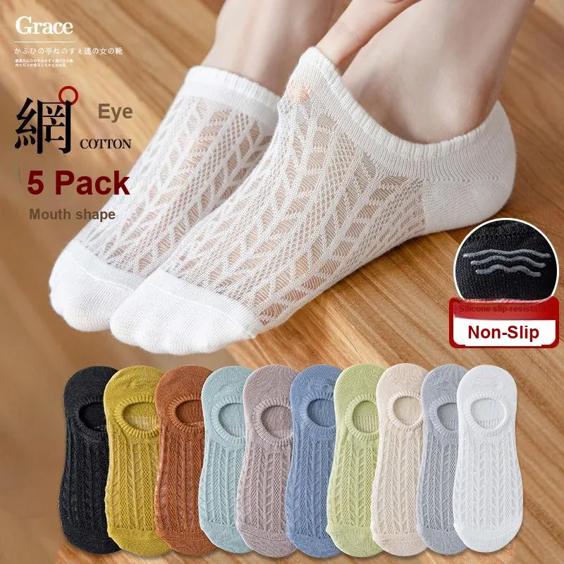 ALPLUME No Show Socks Women's 5 Pack-2