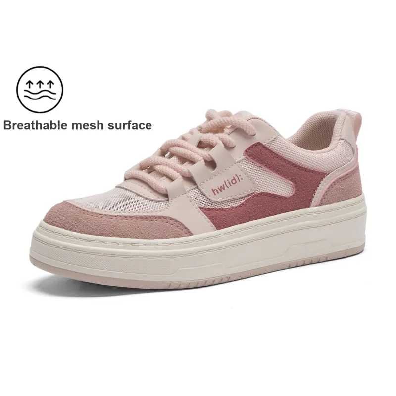 Hotwind Abrasion Resistant Breathable Slip Resistant Low Top Skateboard Shoes Women's-9