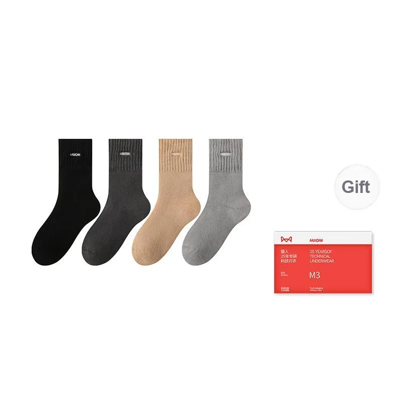 MIIOW Trend Party Series Mid Calf Socks Men's Shopping Bag Combo Set-9