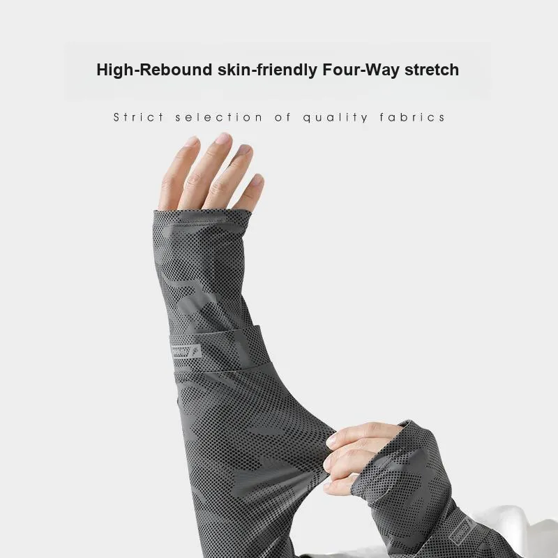 NANJIREN Lightweight Sun Protection Sleeves Men's-2