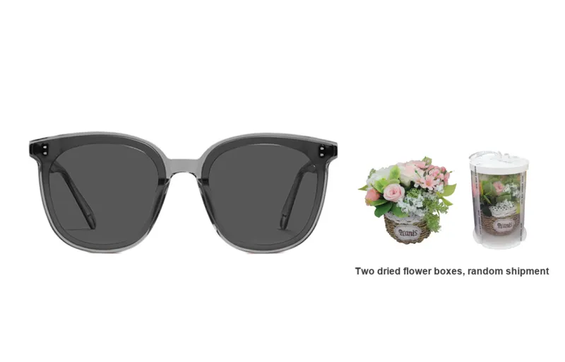 GENTLE MONSTER Square Sunglasses Unisex Gray-5