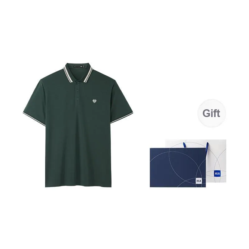 HLA The Heart Is The Series Polo Shirt Men's-42