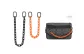Acrylic Decorative Chain Black/Orange