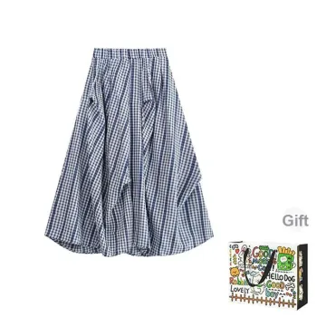 OURUOKE Casual Long Skirt Women's