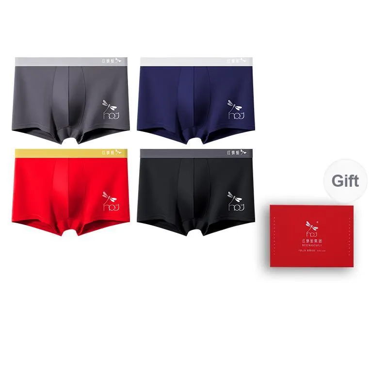 RED DRAGONFLY Underpants Men's Box 4 Pack-8