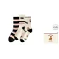 Black Horizontal Stripes+White LUCK+Stars