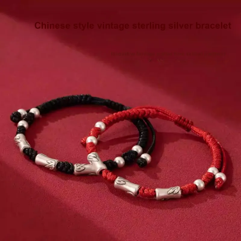 SINO GEM Sterling Silver Bracelets Men's-10