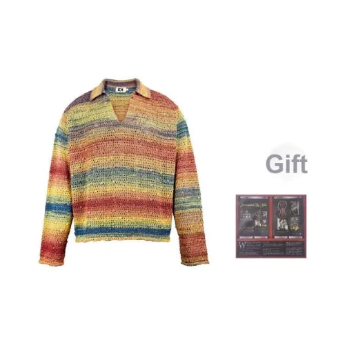 EK Многоцветный с постером унисекс трикотаж