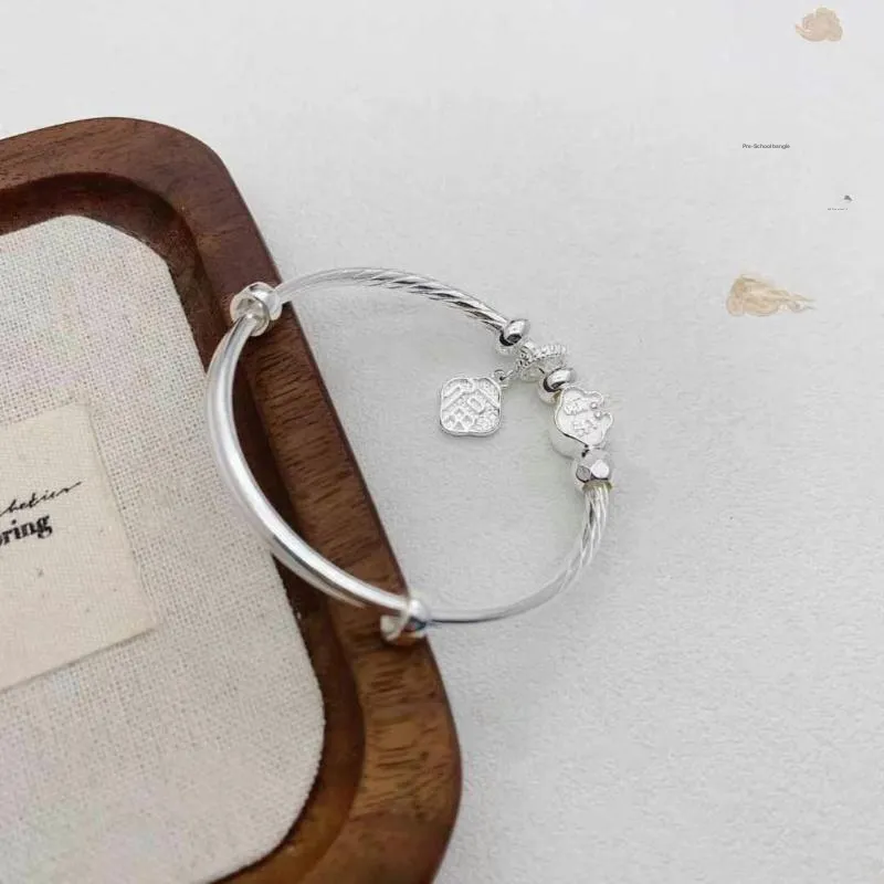 NSAOT 999 Fine Silver Bangles Kids'-1