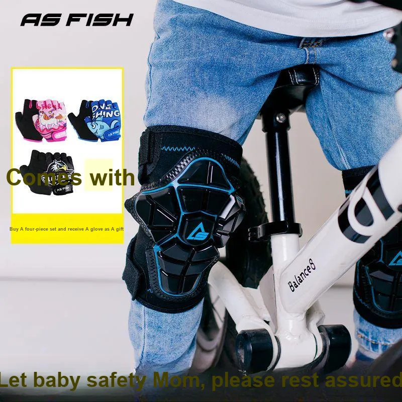 AS FISH Roller Skating Protective Gears-3