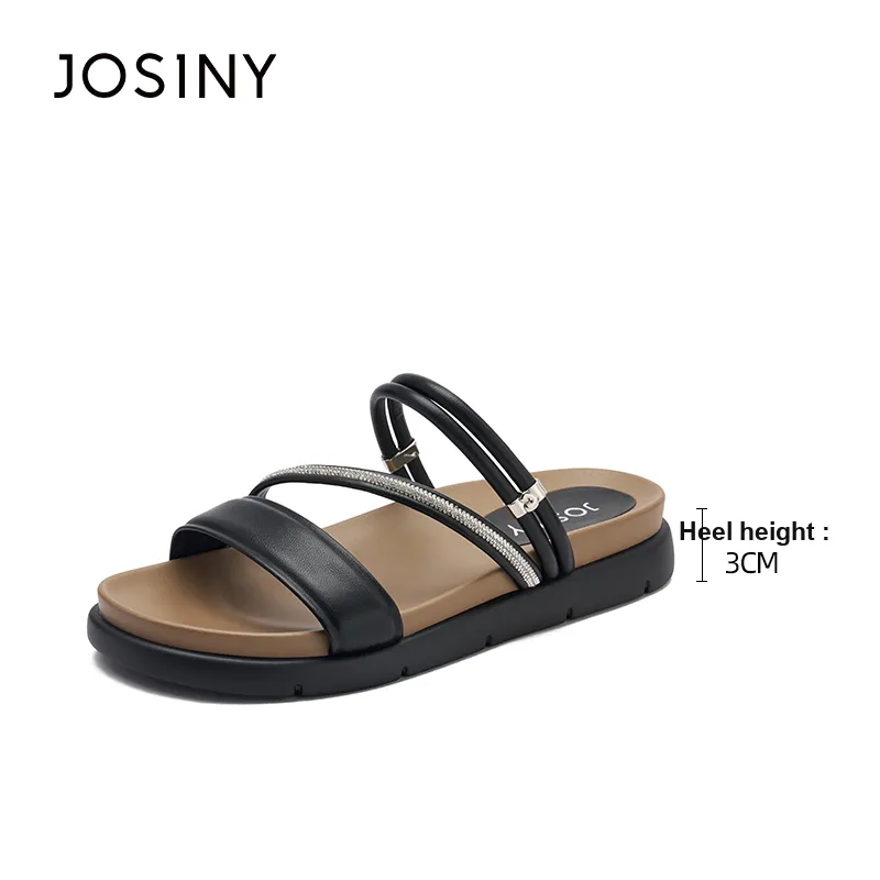 JOSINY Slip Resistant Abrasion Resistant Slide Slippers Women's-1