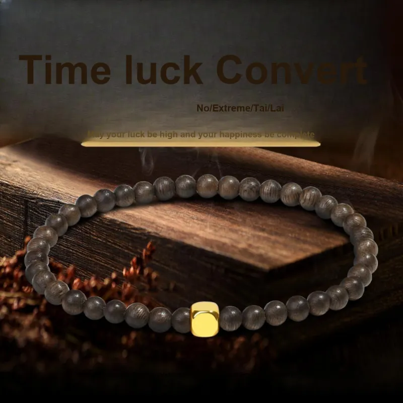 PUTUOSHANWENCHUANG Fragrance Agarwood Bracelets Unisex-1