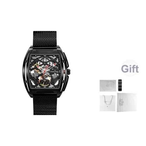 CIGA Design Автоматический Механический Movement Мужские Z Series Часы 40,8mm*48mm*12,3mm Черные