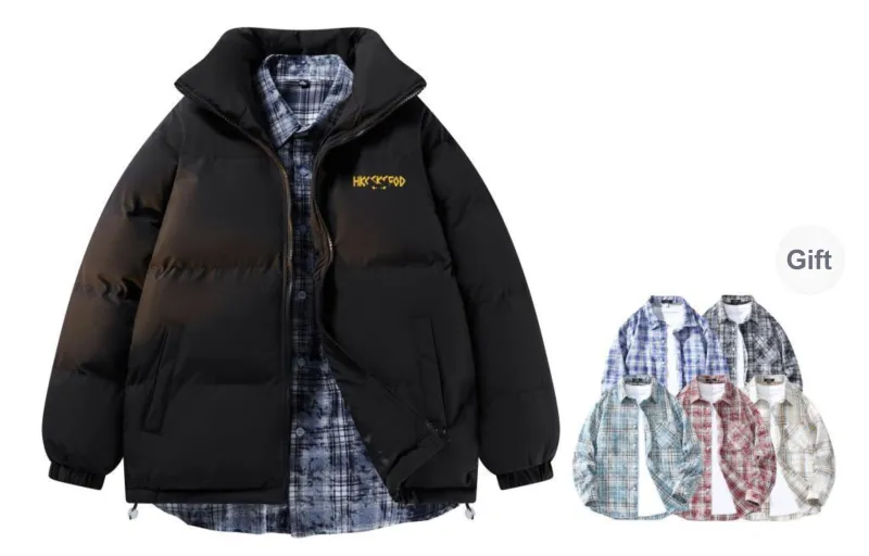 CSKS Puffer Jackets Unisex-31