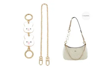 Lan Bao Fan Metal Bag Accessory Bag Strap Women's Gold-Tone