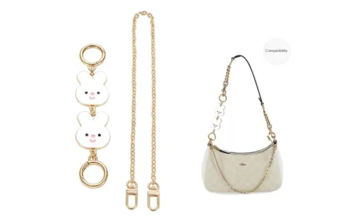 Lan Bao Fan Metal Bag Accessory Bag Strap Women's Gold-Tone