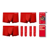 3 Pack (Red) 2 Socks