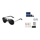 Black Gold Frame with Black Gray Lens