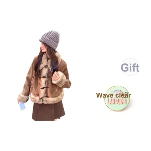 LANGQING Кожа Куртка Женская