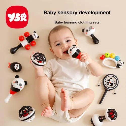 Y·S·R Cute Panda Baby Soothing Комплекты одежды ручные ручки Crank подарочная коробка