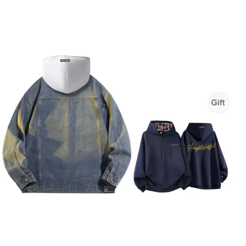 FASTFISH Denim Jackets Unisex-18