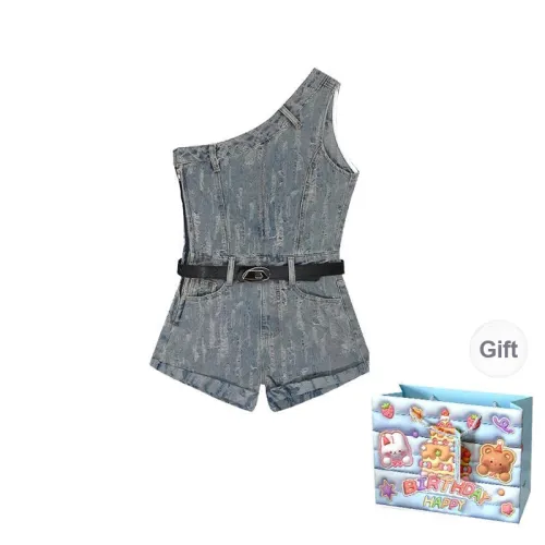 QUIET ANGEL Bodysuits Women's Blue Shopping Bag Included